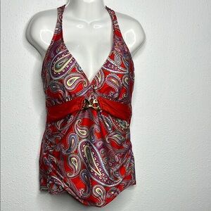 ANTONIO MELANI Red One Piece Swimwear